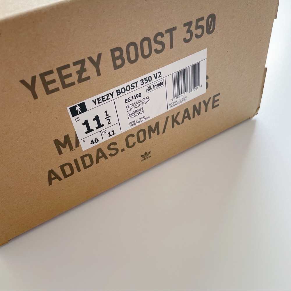 Adidas • Yeezy Boost 350 V2 Clay Sneakers - Picture 10 of 12